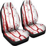 Flowing Red Blood Print Universal Fit Car Seat Covers