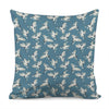 Flying Crane Bird Pattern Print Pillow Cover