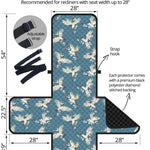 Flying Crane Bird Pattern Print Recliner Protector