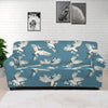 Flying Crane Bird Pattern Print Sofa Cover