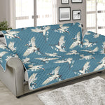 Flying Crane Bird Pattern Print Sofa Protector