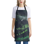 Flying Dutchman Ghost Pirate Ship Print Apron