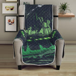 Flying Dutchman Ghost Pirate Ship Print Armchair Protector