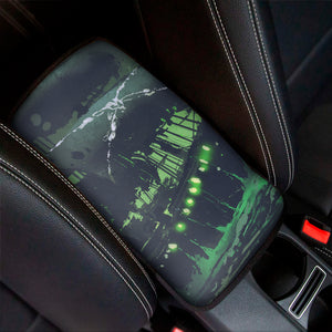 Flying Dutchman Ghost Pirate Ship Print Car Center Console Cover