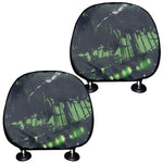 Flying Dutchman Ghost Pirate Ship Print Car Headrest Covers