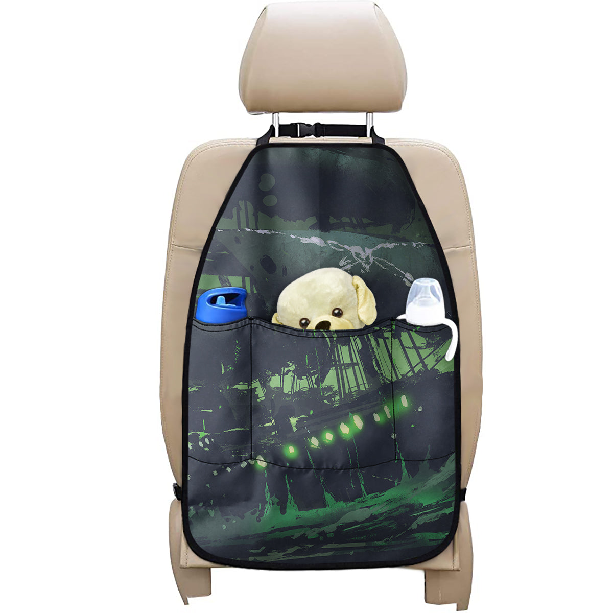 Flying Dutchman Ghost Pirate Ship Print Car Seat Organizers