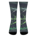 Flying Dutchman Ghost Pirate Ship Print Crew Socks