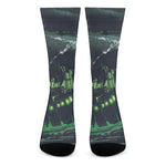 Flying Dutchman Ghost Pirate Ship Print Crew Socks
