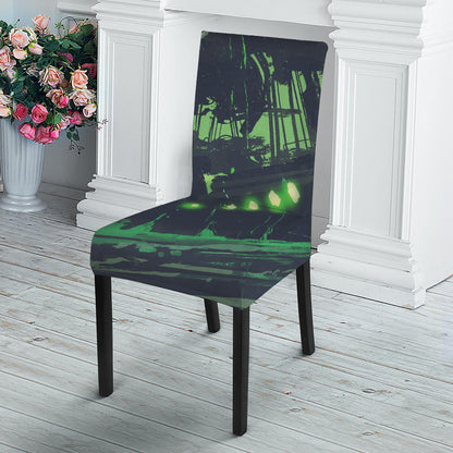 Flying Dutchman Ghost Pirate Ship Print Dining Chair Slipcover