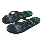 Flying Dutchman Ghost Pirate Ship Print Flip Flops