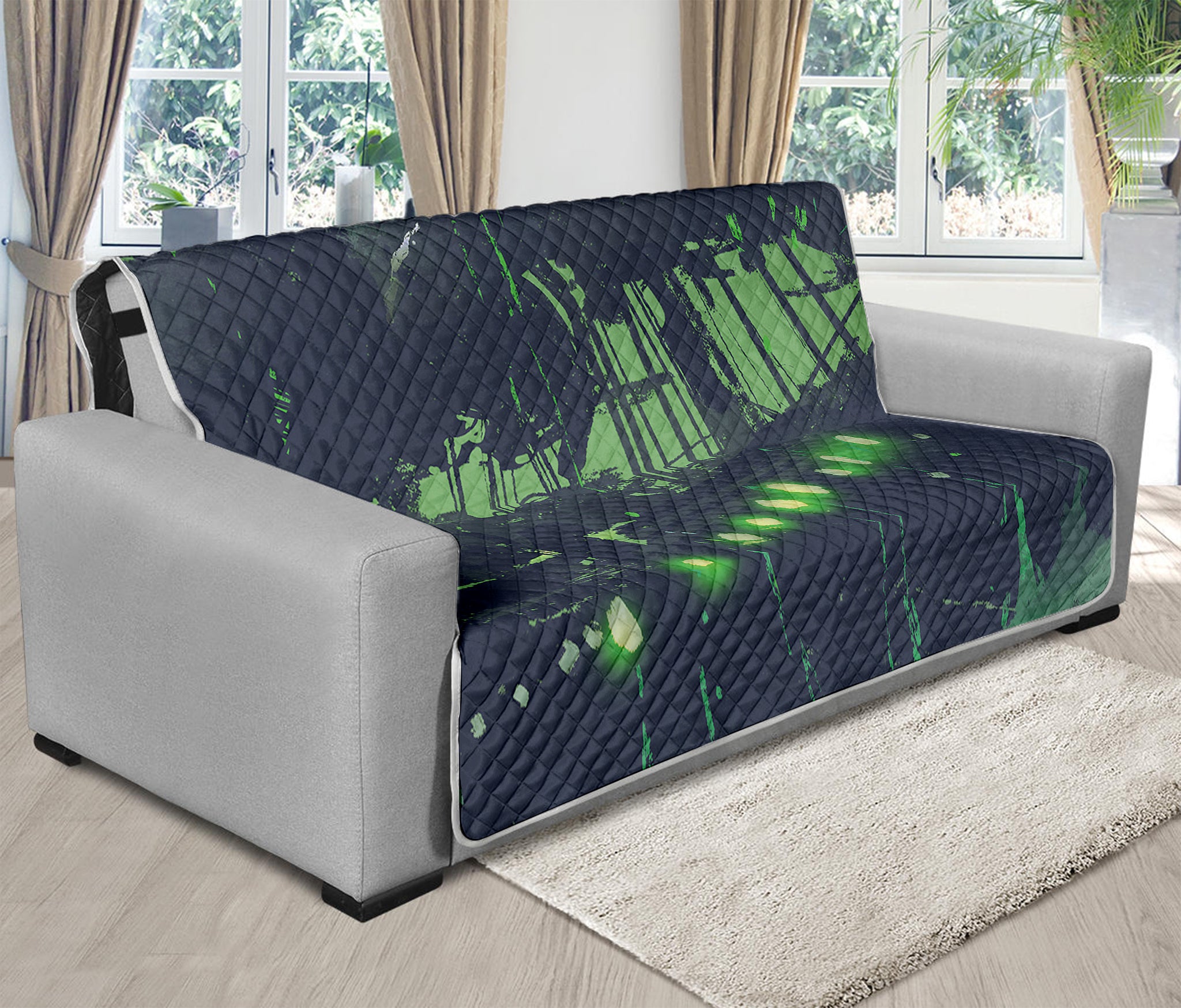 Flying Dutchman Ghost Pirate Ship Print Futon Protector