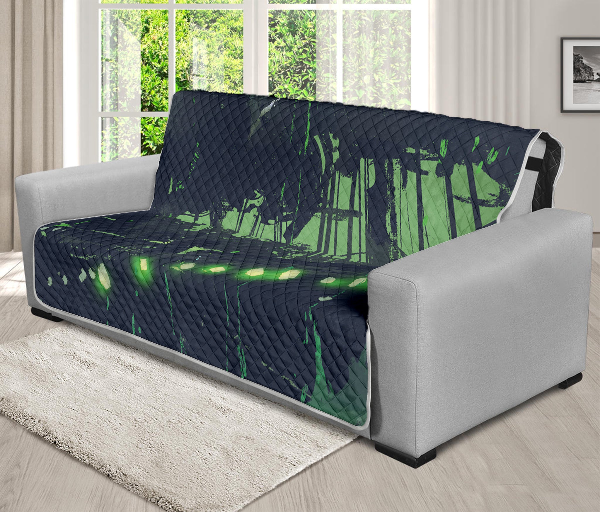 Flying Dutchman Ghost Pirate Ship Print Futon Protector