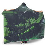 Flying Dutchman Ghost Pirate Ship Print Hooded Blanket