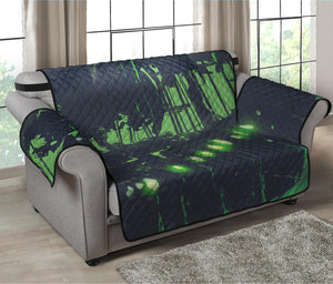 Flying Dutchman Ghost Pirate Ship Print Loveseat Protector