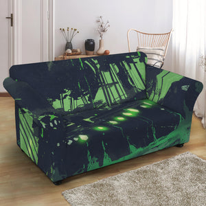 Flying Dutchman Ghost Pirate Ship Print Loveseat Slipcover