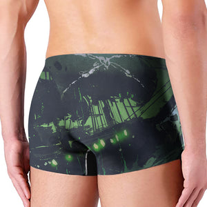 Flying Dutchman Ghost Pirate Ship Print Men's Boxer Briefs