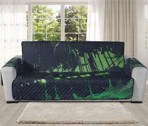 Flying Dutchman Ghost Pirate Ship Print Oversized Sofa Protector