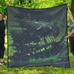 Flying Dutchman Ghost Pirate Ship Print Quilt