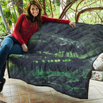 Flying Dutchman Ghost Pirate Ship Print Quilt