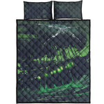 Flying Dutchman Ghost Pirate Ship Print Quilt Bed Set