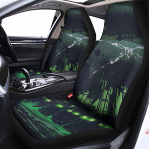 Flying Dutchman Ghost Pirate Ship Print Universal Fit Car Seat Covers