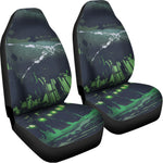 Flying Dutchman Ghost Pirate Ship Print Universal Fit Car Seat Covers