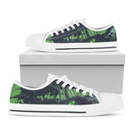 Flying Dutchman Ghost Pirate Ship Print White Low Top Shoes