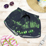 Flying Dutchman Ghost Pirate Ship Print Women's Shorts