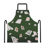 Flying Poker Cards Print Apron
