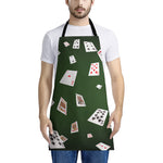 Flying Poker Cards Print Apron