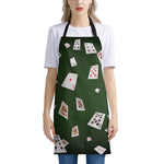 Flying Poker Cards Print Apron