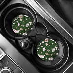 Flying Poker Cards Print Car Coasters