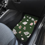 Flying Poker Cards Print Front Car Floor Mats