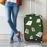 Flying Poker Cards Print Luggage Cover