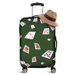 Flying Poker Cards Print Luggage Cover