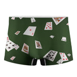 Flying Poker Cards Print Men's Boxer Briefs