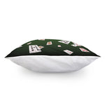 Flying Poker Cards Print Pillow Cover
