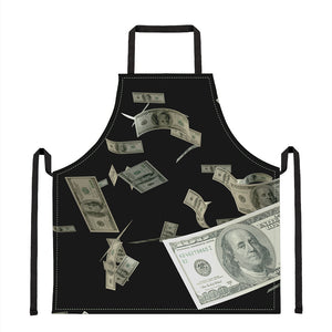 Flying US Dollar Print Apron