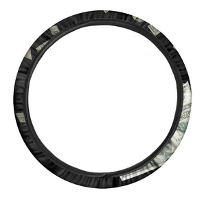 Flying US Dollar Print Car Steering Wheel Cover