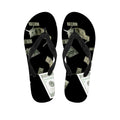 Flying US Dollar Print Flip Flops