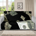 Flying US Dollar Print Futon Protector