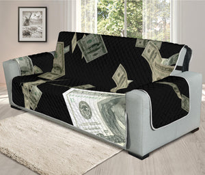 Flying US Dollar Print Oversized Sofa Protector