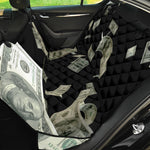 Flying US Dollar Print Pet Car Back Seat Cover