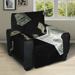 Flying US Dollar Print Recliner Protector