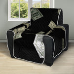 Flying US Dollar Print Recliner Protector