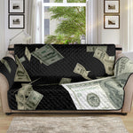 Flying US Dollar Print Sofa Protector