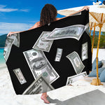 Flying USD Print Beach Sarong Wrap