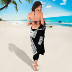 Flying USD Print Beach Sarong Wrap