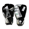 Flying USD Print Boxing Gloves