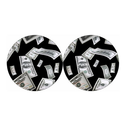 Flying USD Print Car Coasters